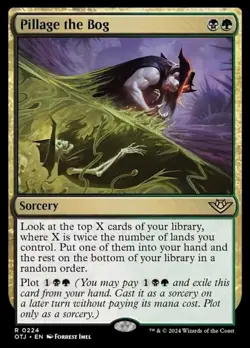 Pillage the Bog - Foil, Outlaws of Thunder Junction, Near Mint x 1 MTG - Image 1