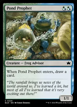 Pond Prophet, Bloomburrow, Near Mint x 1 MTG - Image 1