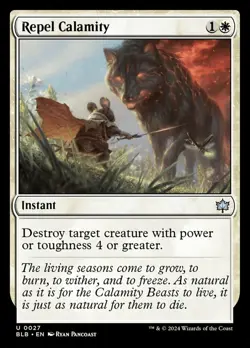 Repel Calamity, Bloomburrow, Near Mint x 1 MTG - Image 1