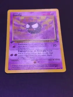 Gastly 1 ED 33/62 Fossil Prima Edizione ITA - Carta Pokemon Italiano - Image 3