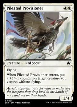 Pileated Provisioner, Bloomburrow, Near Mint x 1 MTG - Image 1