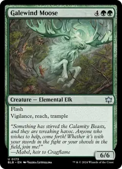 Galewind Moose - Foil, Bloomburrow, Near Mint x 1 MTG - Image 1