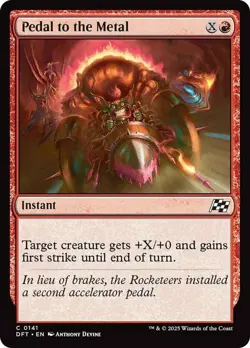 Pedal to the Metal, Aetherdrift, Near Mint x 1 MTG - Image 1