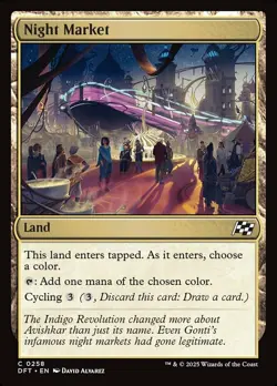 Night Market, Aetherdrift, Near Mint x 1 MTG - Image 1