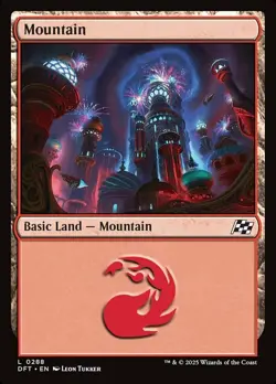 Mountain (0288), Aetherdrift, Near Mint x 1 MTG - Image 1