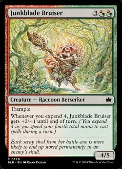 Junkblade Bruiser - Foil, Bloomburrow, Near Mint x 1 MTG - Image 1