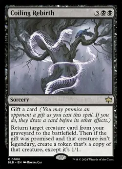 Coiling Rebirth - Foil, Bloomburrow, Near Mint x 1 MTG - Image 1