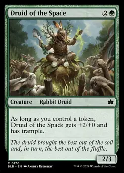 Druid of the Spade - Foil, Bloomburrow, Near Mint x 1 MTG - Image 1