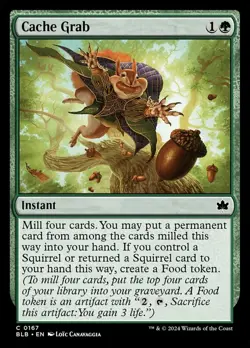Cache Grab - Foil, Bloomburrow, Near Mint x 1 MTG - Image 1