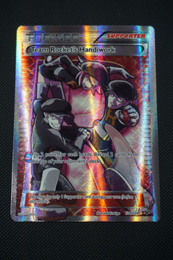 Pokemon Fates Collide Team Rocket's Handiwork Full Art #124 - NM - Image 1