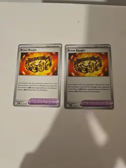 2x Brave Bangle #080/086 SV: White Flare Pokemon Card TCG - Image 1