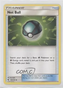Net Ball Pokemon Sun & Moon Lost Thunder #187 09o4 - Image 1