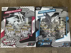 Pokemon TCG SV10.5 Black Bolt & White Flare Binder Collection Box Sealed New - Image 1