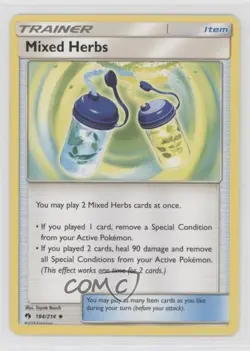 Mixed Herbs Pokemon Sun & Moon Lost Thunder #184 09o4 - Image 1