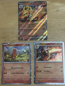 Charizard ex Scarlet & Violet Collection Pokemon TCG Promo Set 161, 004, 005 NM - Image 1