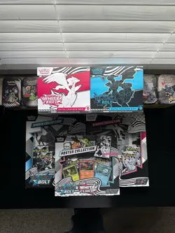Pokemon Black & White Sealed Lot Etbs, Binder Collection, Poster Collection,tins - Image 1