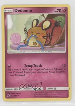 Dedenne Pokemon Sun & Moon Lost Thunder #142 09o4 - Image 1