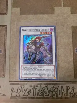 YUGIOH DARK DIMENSION SOLDIER BACH-EN043 SUPER 1ST ED NM - Image 1