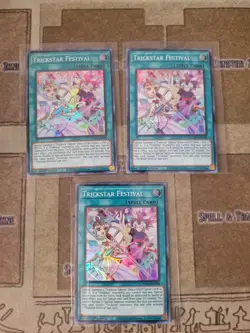 YUGIOH 3X TRICKSTAR FESTIVAL DAMA-EN098 SUPER 1ST ED NM - Image 1