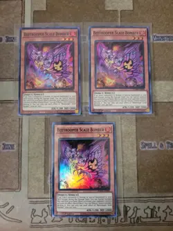 YUGIOH 3X BEETROOPER SCALE BOMBER DAMA-EN086 SUPER 1ST ED NM - Image 1