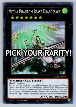 Mecha Phantom Beast Dracossack Yugioh RA03-EN039 - PICK YOUR RARITY NM - Image 1