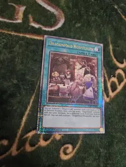 Yugioh Dragonmaid Hospitality Quarter Century Secret Rare Regular Art - Image 1