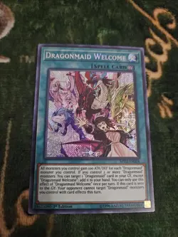 Yugioh Dragonmaid Welcome MYFI-EN024 1st Edition Secret Rare - Image 1
