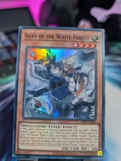 YuGiOh! Silvy of the White Forest OP28-EN005 Super Rare - Image 1