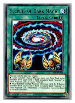 Yugioh Secrets of Dark Magic LED6-EN004 Rare 1st Edition Near Mint - Image 1