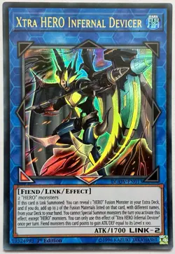 DUOV-EN013 Xtra HERO Infernal Devicer - Ultra Rare 1st Edition Near Mint YuGiOh - Image 1