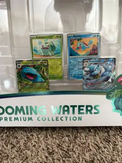 Pokemon 151 Blooming Waters Promo Card Blastoise Venusaur Squirtle Bulb - Image 5
