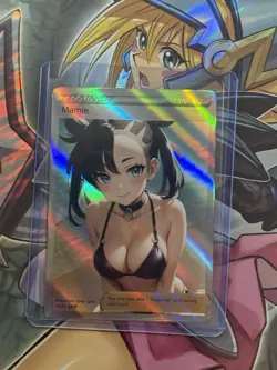 Pokemon Marnie Anime Waifu Custom DIY Trainer Art Sexy Pokemon card - Image 2