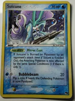 Suicune 4/17 Pop Series Promos 2 Holo Rare Pokemon Card 2006 MP - Image 1