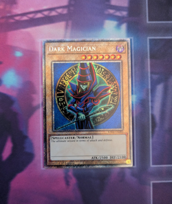 Dark Magician RA03-EN080 Yugioh Platinum Secret Rare Quarter Century Bonanza NM - Image 1