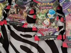1 SEALED 10 Card Pack Pokemon Scarlet & Violet Paldea Evolved Temporal Forces - Image 3