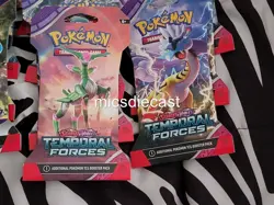 1 SEALED 10 Card Pack Pokemon Scarlet & Violet Paldea Evolved Temporal Forces - Image 4