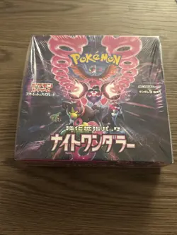 Pokemon Card Night Wanderer Sealed Japanese Booster Box - Image 1
