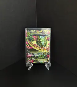 Mega Rayquaza 086/078 Xy6 Emerald Break Holo SR Full Art Korean Rare Card Used - Image 1