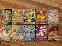 10 Card Lot Eevee and Evolutions - V, VMAX, VSTAR, EX including Sealed Promo - Image 1