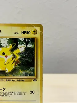 Pikachu No.025 Japanese Base Set Old Back Pokemon Card - Image 4