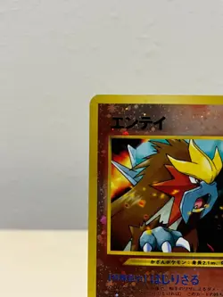 Entei Holo No.244 Japanese Neo 3 Old Back Pokemon Card - Image 3