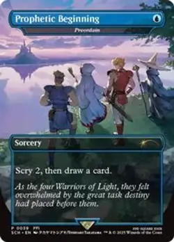 MTG | [PROMO] Preordain (Prophetic Beginning) | Store Championship | Near Mint - Image 1