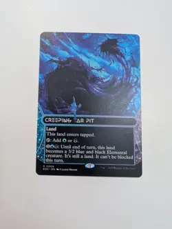 MTG - Creeping Tar Pit 0009 (Borderless) - Edge of Eternities NM/M Condition - Image 1