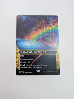 MTG - Cascading Cataracts 0005 (Borderless) - Edge of Eternities NM/M Condition - Image 1
