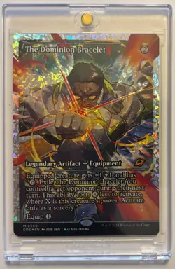 MTG Edge Of Eternities The Dominion Bracelet Showcase Fractured Foil (Mythic) - Image 1