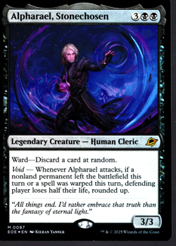 Alpharael, Stonechosen FOIL MTG Edge of Eternities NM/M #87 - Image 1