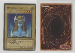 Mystical Elf YuGiOh Legend of Blue Eyes White Dragon #LOB-062 2002 1dm7 - Image 3