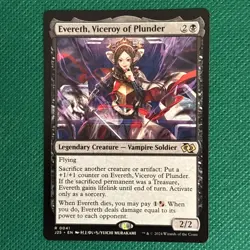 MTG [Evereth, Viceroy of Plunder] (Anime) Jumpstart 041 Reg Rare NM/Unplayed - Image 1