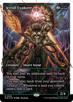 Icetill Explorer (Showcase) (Fracture Foil) [Edge of Eternities] Magic MTG - Image 1