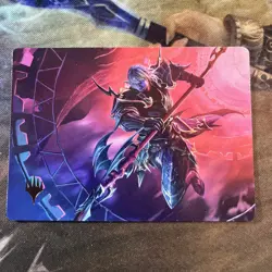 MTG / Estinien Varlineau/ Gold Stamped Art Card - Image 1